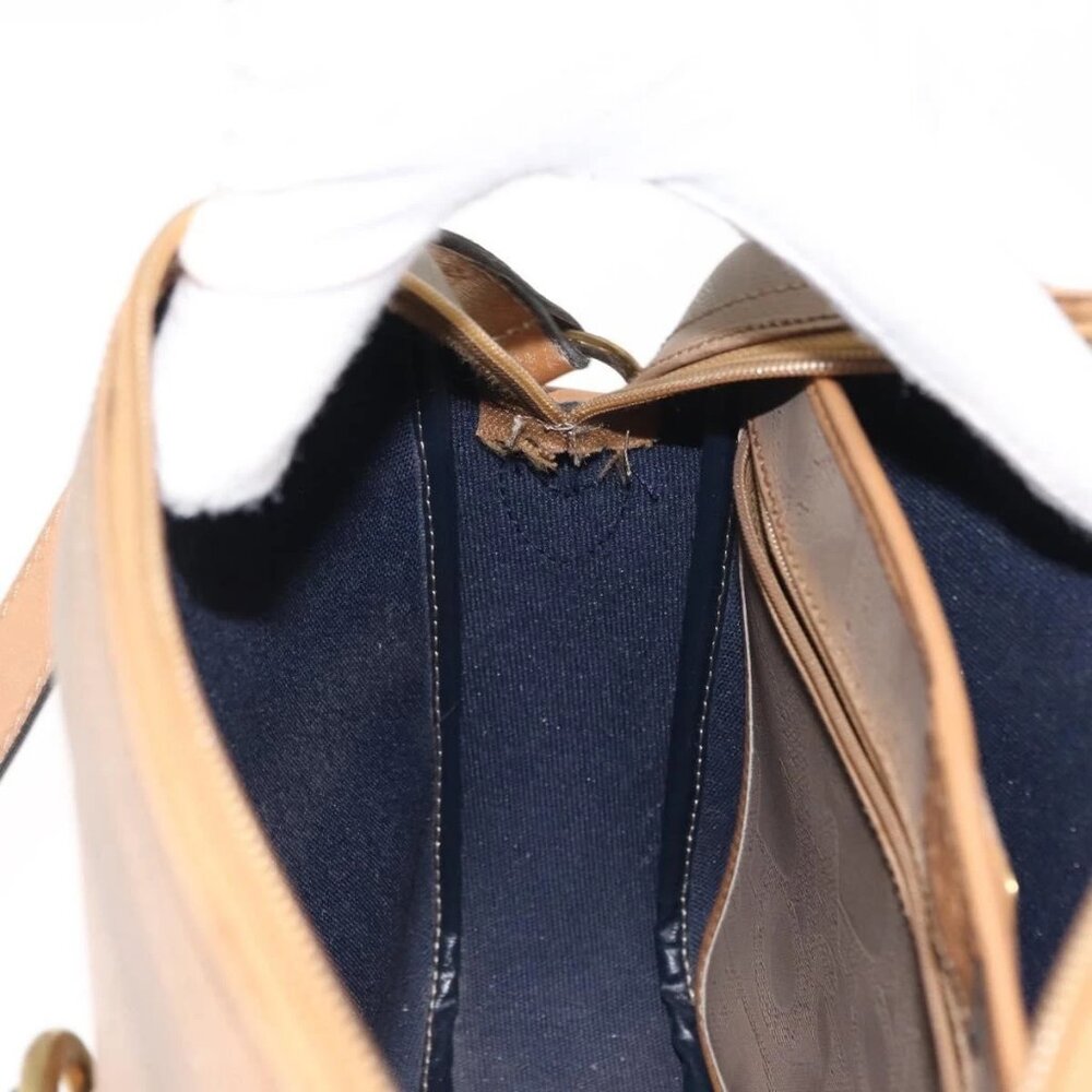 Christian Dior Trotter Canvas Shoulder Bag Beige Gold Auth ep11416 - Picture 12 of 16